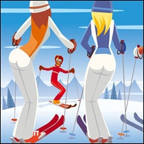Leçon de ski 
