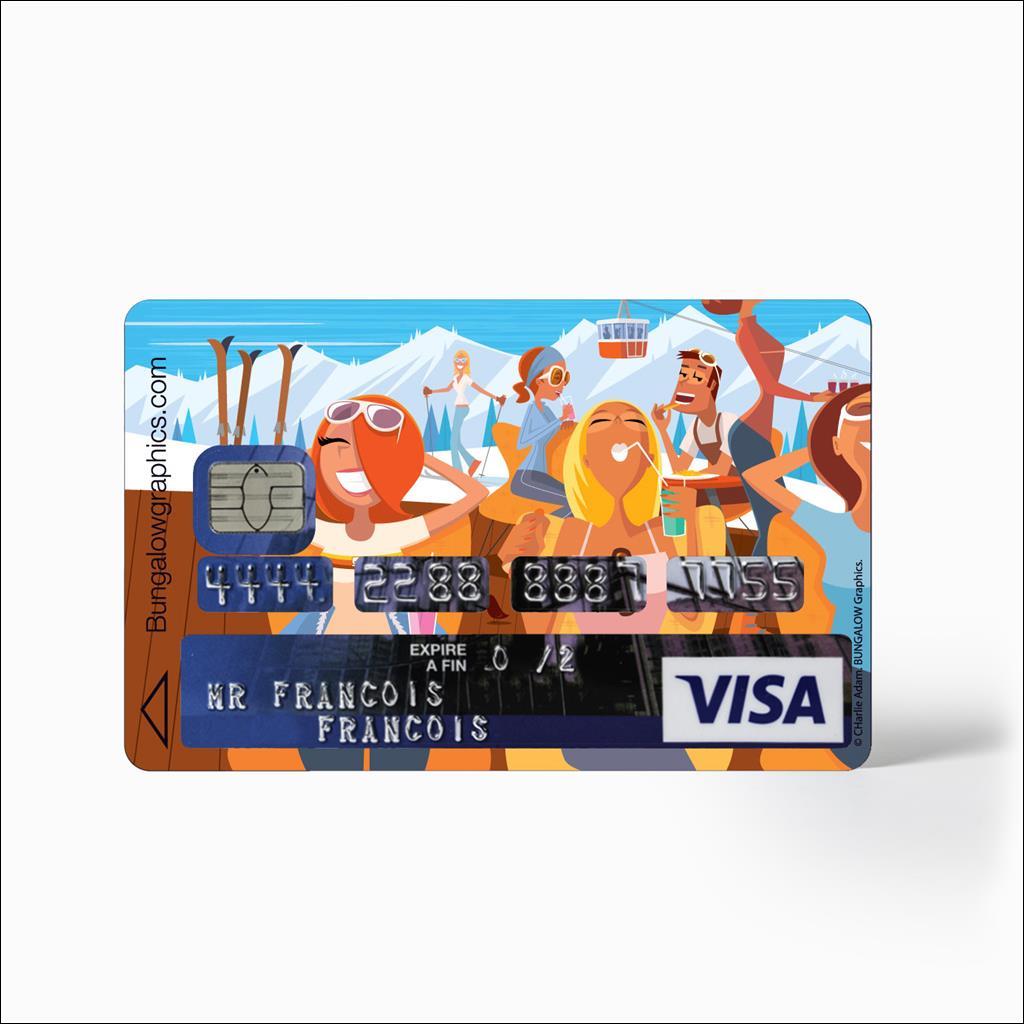 credit card sticker - Solarium