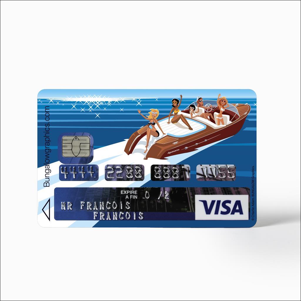 credit card Sticker - Arrivederci