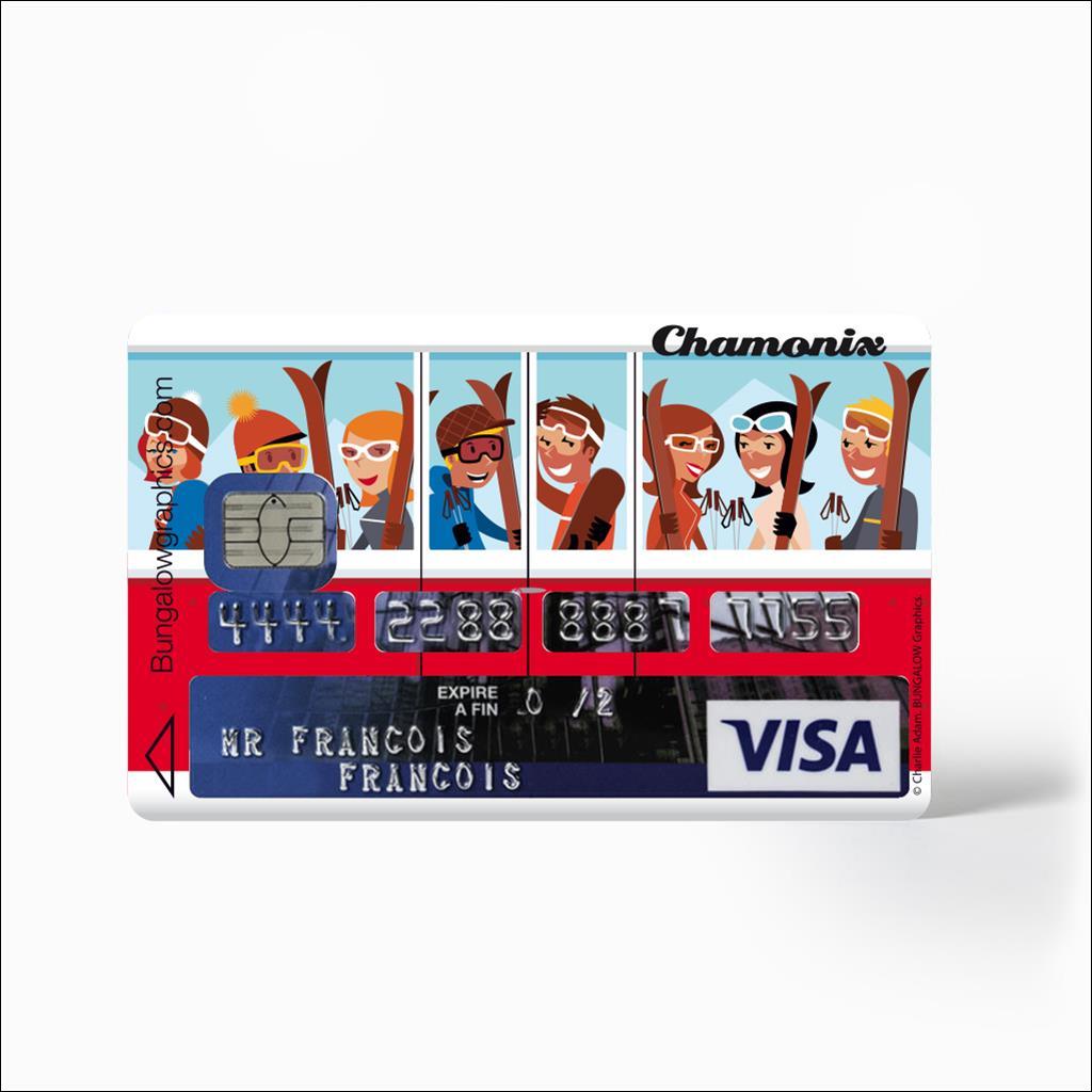 Sticker carte bancaire La Benne Chamonix