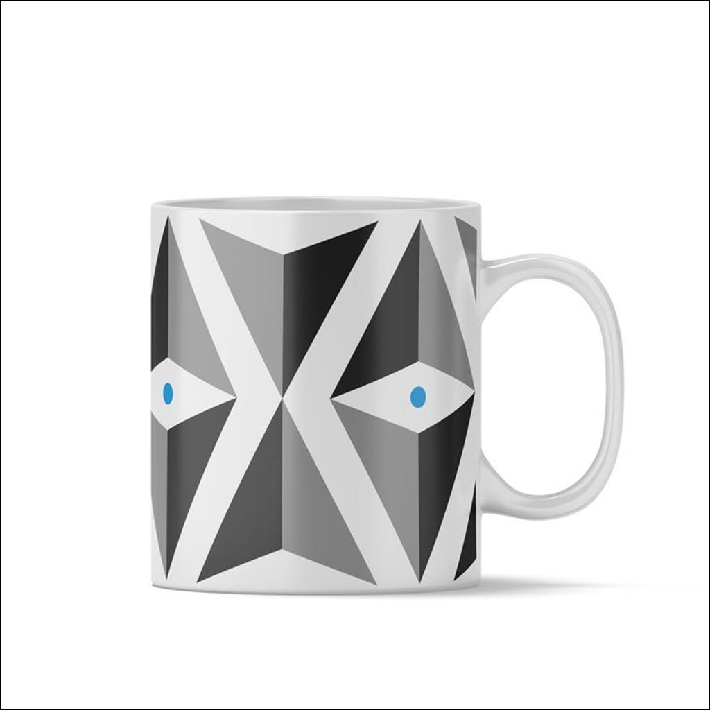 Blue Lg Triangle Mug