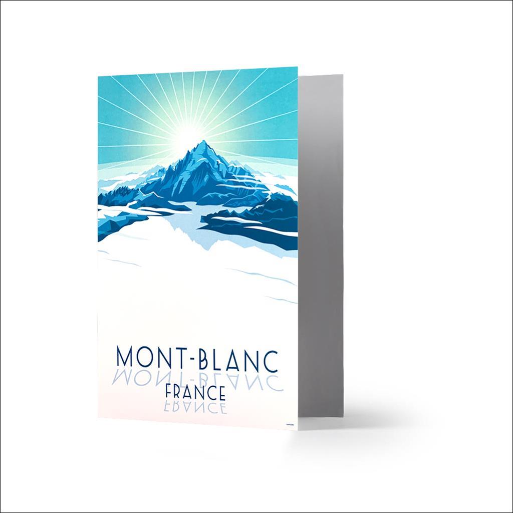 mont blanc france - Carte de voeux