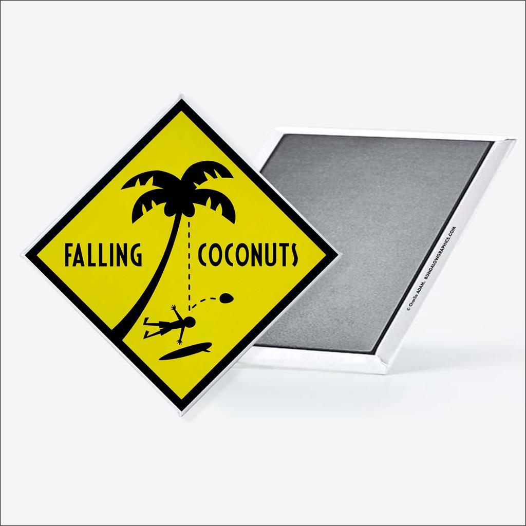 Magnet Falling coconuts