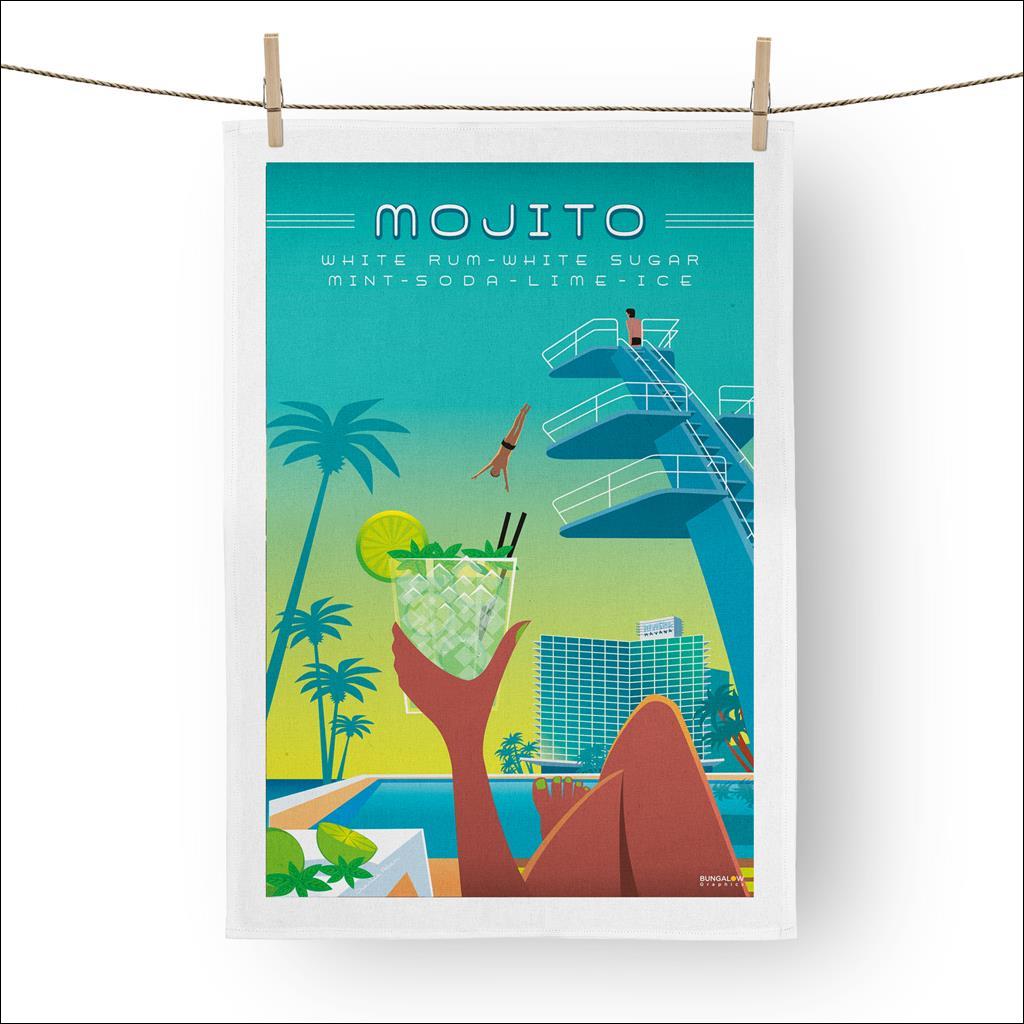 Mojito tea towel