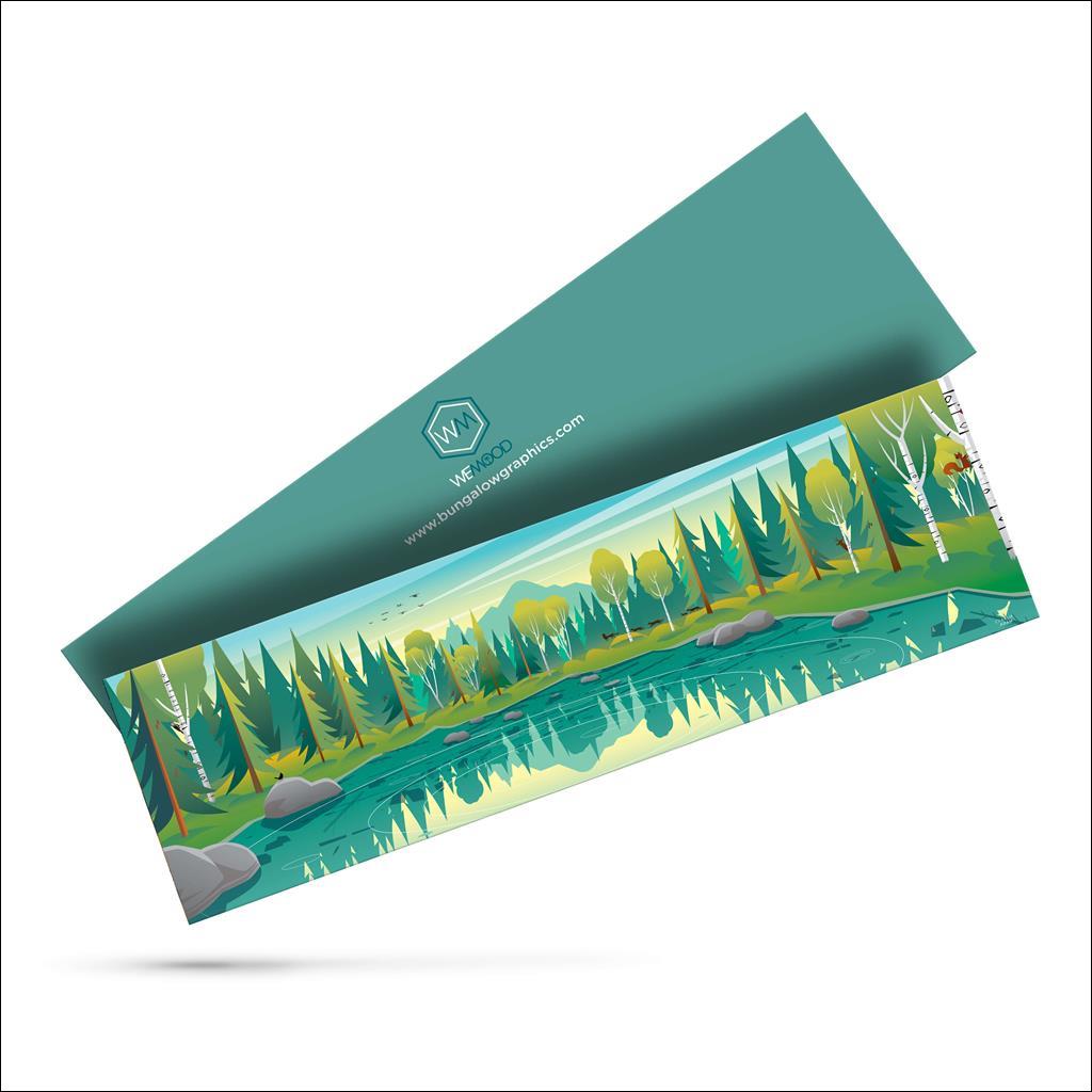 Marque Page Lac Vert Été